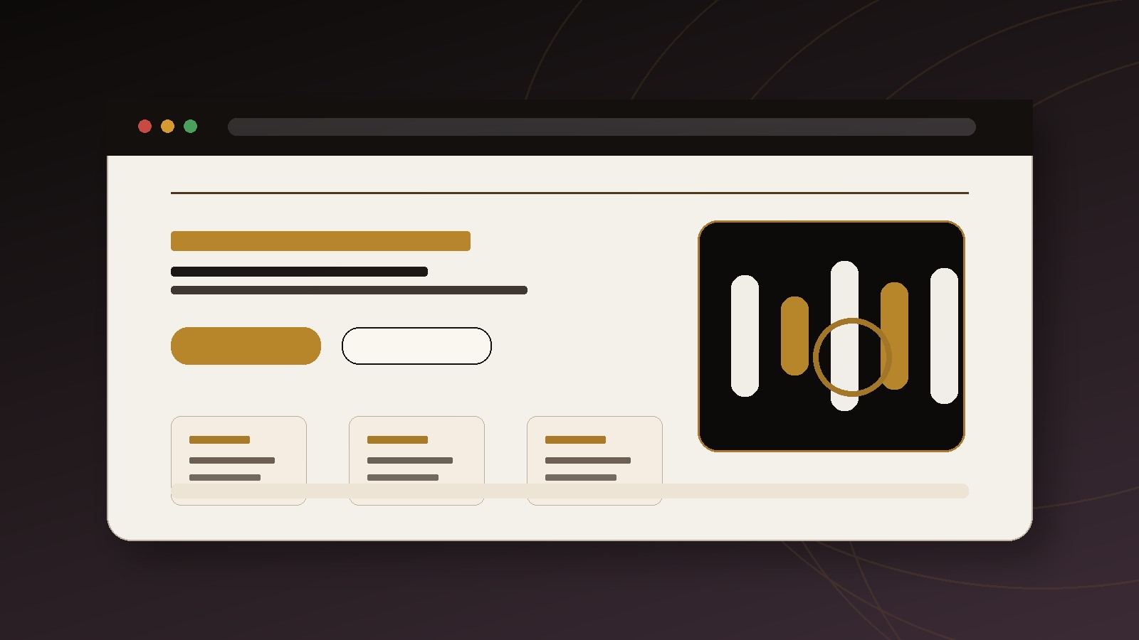 Premium website concept for Hair Beauty Salon